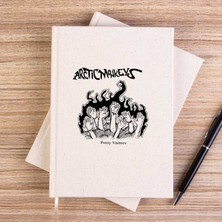 Zepplin Giyim Arctic Monkeys Pretty Visitors Çizgisiz Kanvas Defter Çizgisiz