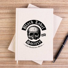 Zepplin Giyim Black Label Society 20 Anniversary For Society Tour Çizgisiz Kanvas Defter Çizgisiz