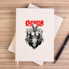 Zepplin Giyim Kreator Devil Inside Çizgisiz Kanvas Defter Çizgisiz