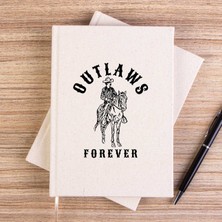 Zepplin Giyim Red Dead Redemption 2 Outlaws Forever Çizgisiz Kanvas Defter Çizgisiz