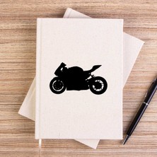Zepplin Giyim Ducati 1299 Siluet Çizgisiz Kanvas Defter Çizgisiz