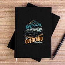 Zepplin Giyim Overland Siyah Çizgisiz Kanvas Defter Çizgisiz