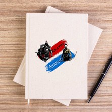 Zepplin Giyim God Of War Atreus Kratos Çizgisiz Kanvas Defter Çizgisiz