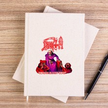 Zepplin Giyim Death Scream Bloody Gore Çizgisiz Kanvas Defter Çizgisiz