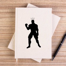 Zepplin Giyim Mike Tyson Fury Çizgisiz Kanvas Defter Çizgisiz