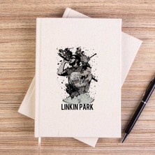 Zepplin Giyim Linkin Park Grup Poster Çizgisiz Kanvas Defter Çizgisiz