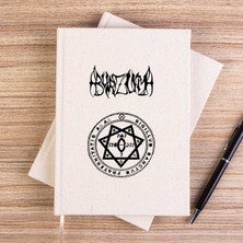 Zepplin Giyim Burzum Demo Ii Çizgisiz Kanvas Defter Çizgisiz