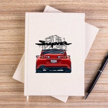 Zepplin Giyim Toyota Supra 2jz Çizgisiz Kanvas Defter Çizgisiz