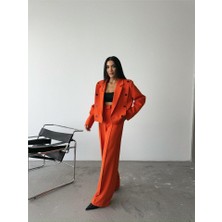 Bosel Ceket - Pantolon Takım - Orange