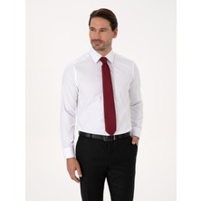 Cacharel Erkek Beyaz Slim Fit %100 Pamuk Klasik Yaka Oxford Gömlek 50318293-VR013