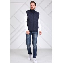 Baw Company Erkek Lacivert Kapitone Yelek