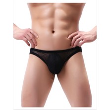 Tesori Tessilli Süslü Arkası Açık Alımlı File Erkek Kilot ( Pedsiz ) Tesori TESSİLLİ10130