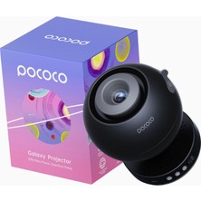 Pococo Yıldızlı Gökyüzü Projektörü Çocuk Gece Lambası, 2 Disk, A+++