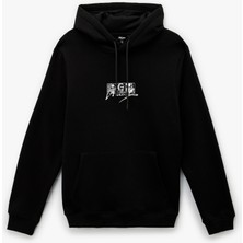 Koton Uzun Kollu Kapşonlu Lisanslı Van Gogh Baskılı Sweatshirt