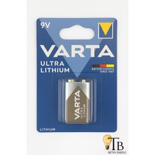 Varta Ultra Lithium 9V Pil Uzun Ömürlü, Yüksek Performans, Tekli Paket