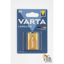 VARTA LONGLIFE 9V Alkalin Pil