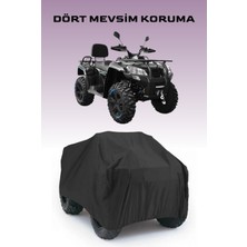 Breen Yuki Smc Jumbo 1000 Uyumlu Atv Su Geçirmez Brandası -Siyah