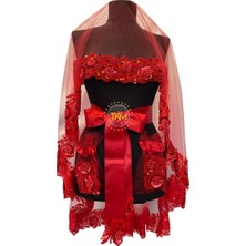 Tekin Kına Gelin Duvağı Seti