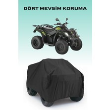 Breen Kymco Mxu 300 Atv Su Geçirmez Brandası -Siyah