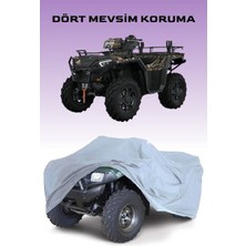 Breen Gri Polaris Sportsman Xp 1000 Atv Branda, Güvenli, Su Geçirmez Dayanıklı Kumaş
