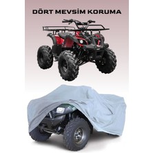 Breen Yuki YK200-T3 Tract Atv Uyumlu  Su Geçirmez Brandası -Gri