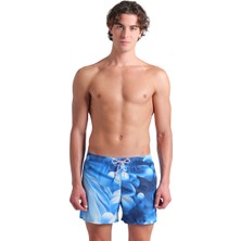 Arena Water Prints Beach Erkek Mavi Deniz Şortu 007159720