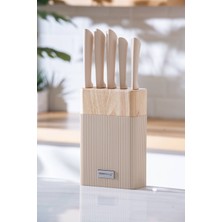 Acar 7964 Cooper 6 Parça Standlı Bıçak Seti