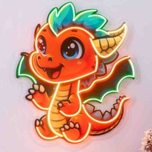 Kamer Neon LED Işıklı Pop Art Sanatsal Tablo