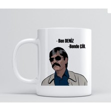 Hobi Shop Baskılı Kupa Bardak Pala Ben Deniz Bende Çöl