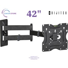 Herz Dijitsu 42Ds9000 42 inç / 22”- 49” Lcd Led Televizyon Hareketli Duvar Askı Aparatı