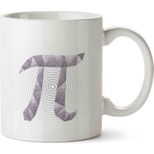 Hobi Shop Pi Sayısı Origami Pi Porselen Kupa Bardak