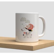 Hobi Shop Beyaz Kupa Bardak A36- Winie The Pooh Piglet Dostluk Arkadaşlık Sevgi