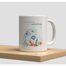 Hobi Shop Deniz Çapa Yelken Gemi Deniz Feneri Beyaz Kupa Bardak