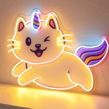 Kamer Neon LED Işıklı Pop Art Sanatsal Tablo
