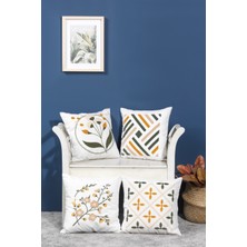 Elart Garden Kırlent Kılıfı 4 Adet (43X43 Cm)