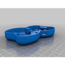 Noctabir Rgb LED Çift Helıx Dna Lamba - Mikro USB Soketli ve Alt Kısmı Kapalı - Arduino Kodlu