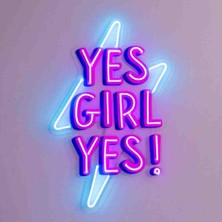 Kamer Neon LED Işıklı Pop Art Sanatsal Tablo