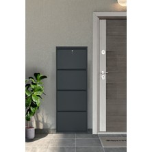 Arpelia Metal Ayakkabılık 4’lü Kilitli