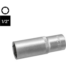 Titi 6457 Altı Köşe 1/2" Uzun Derin Lokma Anahtar 21 mm