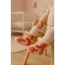 Pico Baby Bebek & Çocuk Kaydırmaz Tabanlı Ev Botu / Panduf / Kışlık Peluş Bot / Desenli