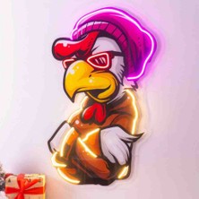 Kamer Neon LED Işıklı Pop Art Sanatsal Tablo