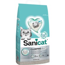 Sanicat Clumping White Kokusuz Kedi Kumu 8 L