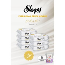 Sleepy Extra Islak Bebek Havlusu 7 Al 6 Öde ve Pamuk Hediyeli