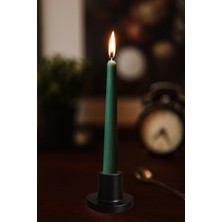 Trend Yankı Şamdanlı Yeşil Mum