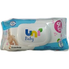 Uni Baby Islak Mendil 90-Lı Aktif (12'li)