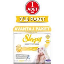 Sleepy 3'lü Sensitive Islak Havlu 90 Lı 1 Adet