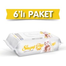 Sleepy Sensitive Islak Havlu 6 Paket 540 Yaprak Yenidoğan İçin Cilt Dostu Temizlik