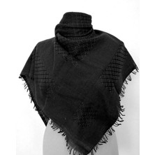 Pamuklu Kefiye | Klasik Desen Unisex Kare Puşi 100X100 cm