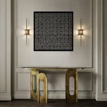 Ala Design Kufi Esmaü'l Hüsna Ahşap Duvar Tablosu