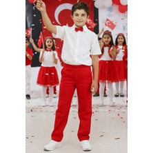 Erkek Çocuk Santino Papyonlu Alt Üst Takım 23 Nisan 29 Ekim 10 Kasım 19 Mayıs Gösteri Kıyafeti